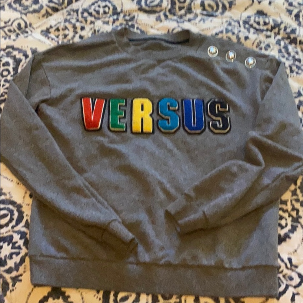 Versus French terry sweater
